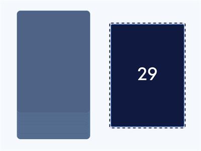  Counting backwards from 30