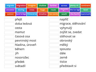 P3 U1 English across ..... vocab