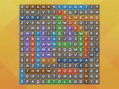 irregular verbs 5 form