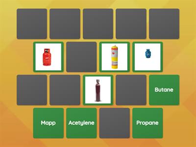 Plumbing Gases Matching game