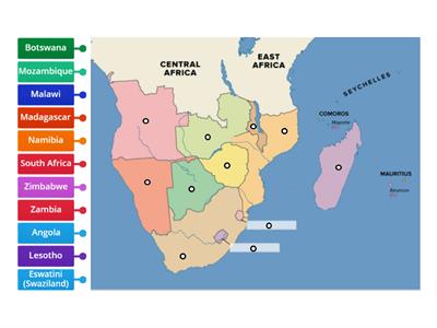 Southern Africa Countries