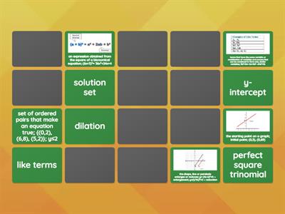 Vocabulary: Quadratic Functions