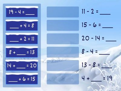 Related Addition & Subtraction Facts