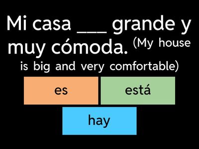 📘QUIZ 1 — SER / ESTAR / HAY