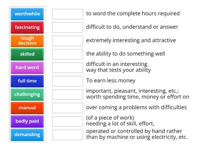 B2 My first job vocabulary