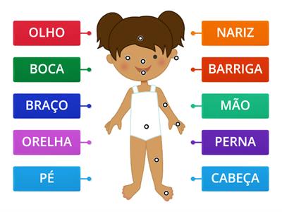 PARTES DO CORPO HUMANO