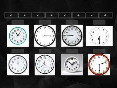 Telling the time audio