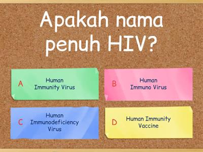 KUIZ VIRTUAL SAMBUTAN HARI AIDS SEDUNIA