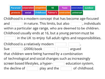 Sociology of Childhood