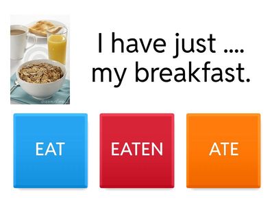 Present Perfect Past Participle Practice