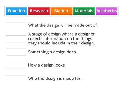 S1 Design Factors Match-up