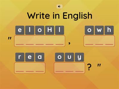 Spanish 1 Listening - PE