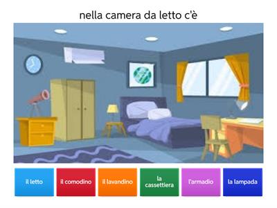 la camera da letto