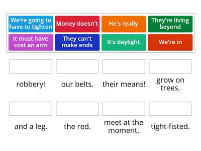 EF Advanced 5B money idioms