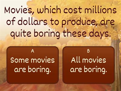 Defining/non-defining relative clauses