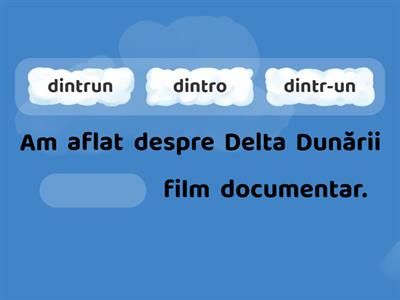 Scrierea corectă dintr-o/dintr-un