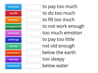 Prefixes Over and Under (1st-2ndgr)