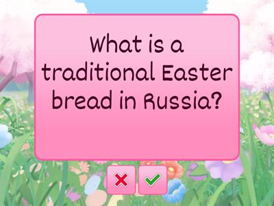 Easter Quiz flash cards