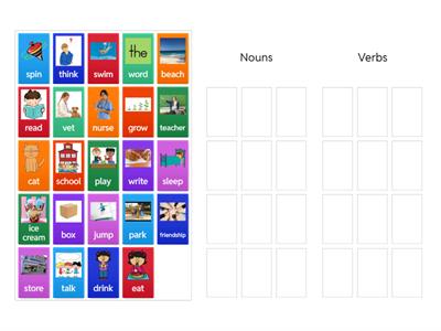Noun and Verb Sort