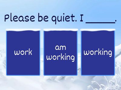  Present Simple and Continuous