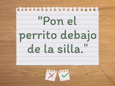 Prepositions: Simon Says