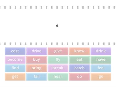 English File Elementary irregular verbs 1.