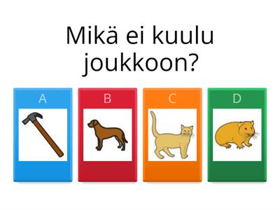 Mikä ei kuulu joukkoon?