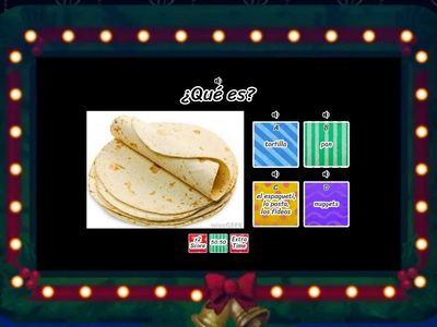 Gameshow Comida Second Grade