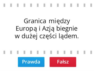 Quiz geograficzny-środowisko przyrodnicze i ludność Europy.