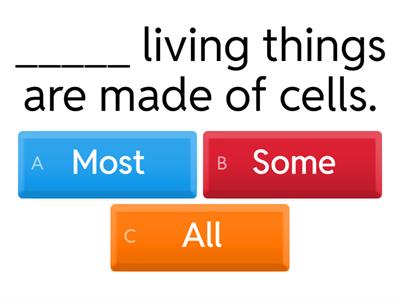 All about cells