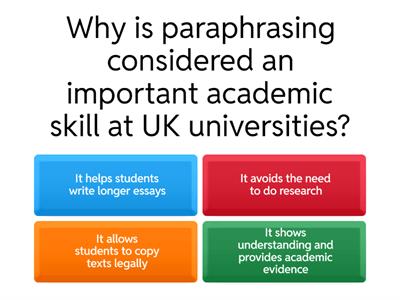 PREP 2025 Paraphrasing