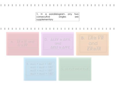 Parallelogram LEVI - Properties of Parallelogram 