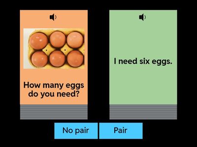 2025秀林國小英語 Lesson 3 單字配對遊戲 How Many Eggs Do You Need?