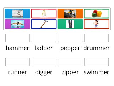 two syllable - er words