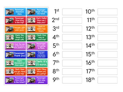 Put the conversation in order - Survival