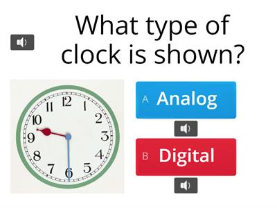 Telling Time Quiz