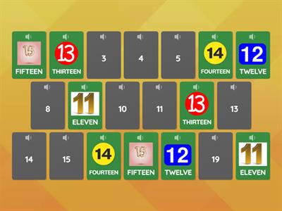 3. MEMORY GAME: NUMBERS 0 TO 20 - 