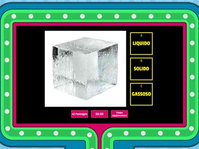 SOLIDO, LIQUIDO, GASSOSO