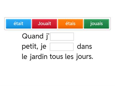 L'imparfait (conjugaison)