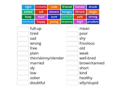 Antonyms