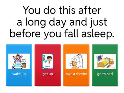 GRADE 1 DAILY ROUTINE