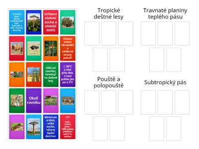 Geobiomy - 1. polovina 