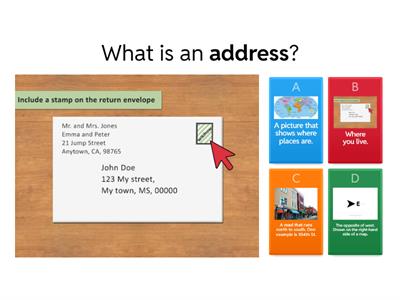 Finding your way around Edmonton: Vocabulary quiz