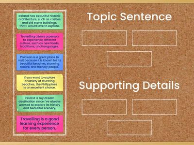 Topic Sentence VS Supporting Details v2 