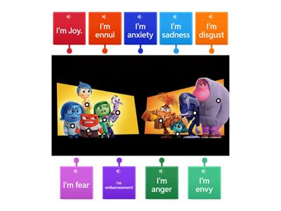  INSIDE OUT: NOMES DOS PERSONAGENS