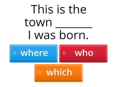 Defining relative clauses