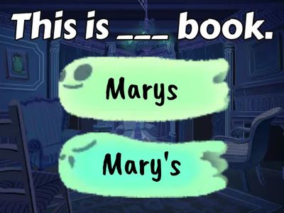  Possessive 's / ' 5th grade SK