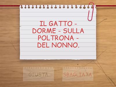 DIVISIONE IN SINTAGMI 1