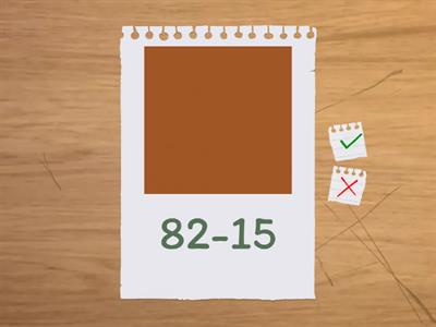 Вычитание с переходом через десяток