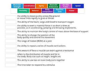 Yr 7 Peak Performance (Fitness Components)